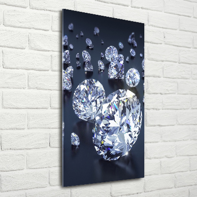 Staand foto in plexiglas Diamanten