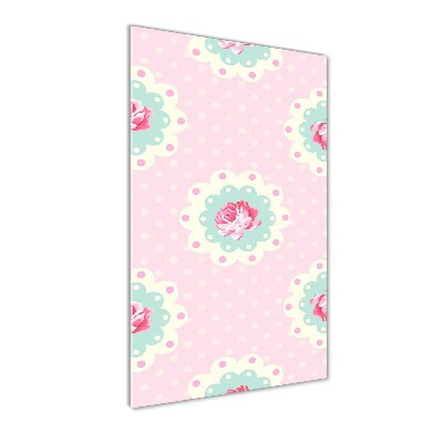 Fotoobraz na ścianę szkło akrylowe pionowy Róże