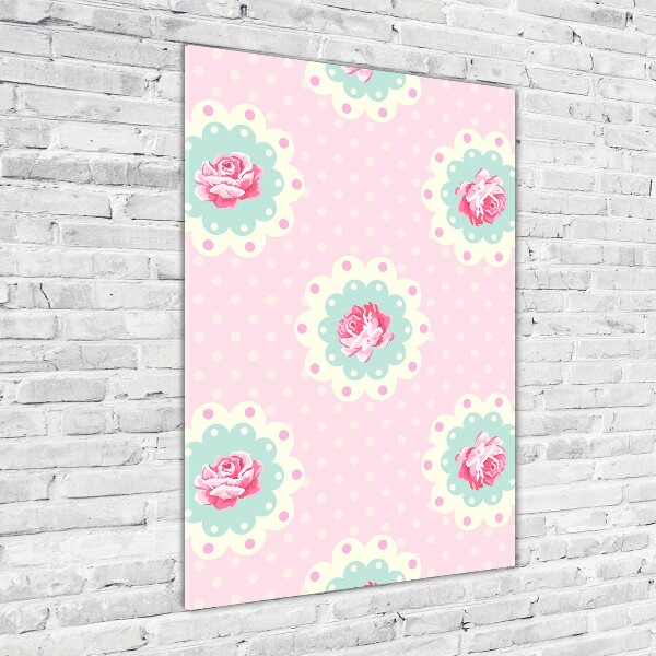 Staand plexiglas foto Rozen