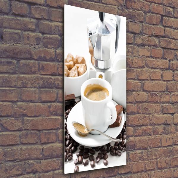 Staand plexiglas foto Een kopje koffie