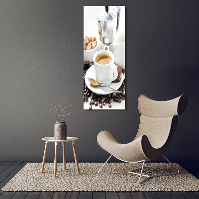 Staand plexiglas foto Een kopje koffie