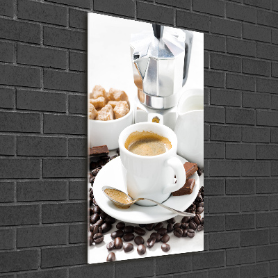 Staand plexiglas foto Een kopje koffie