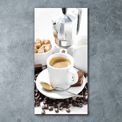 Staand plexiglas foto Een kopje koffie