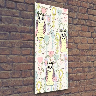 Staand foto op plexiglas Uilen