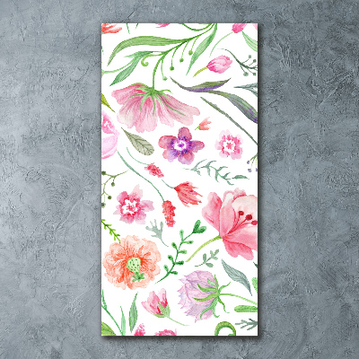 Staand foto in plexiglas Wilde bloemen