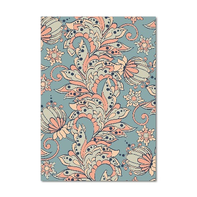 Staand foto plexiglas Etnische bloemen