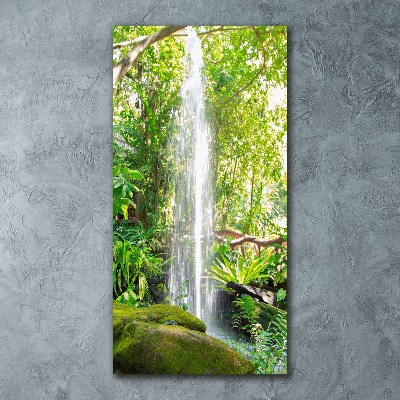 Staand foto plexiglas Waterval in de jungle