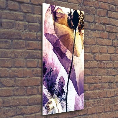 Obraz zdjęcie szkło akryl pionowy Maki