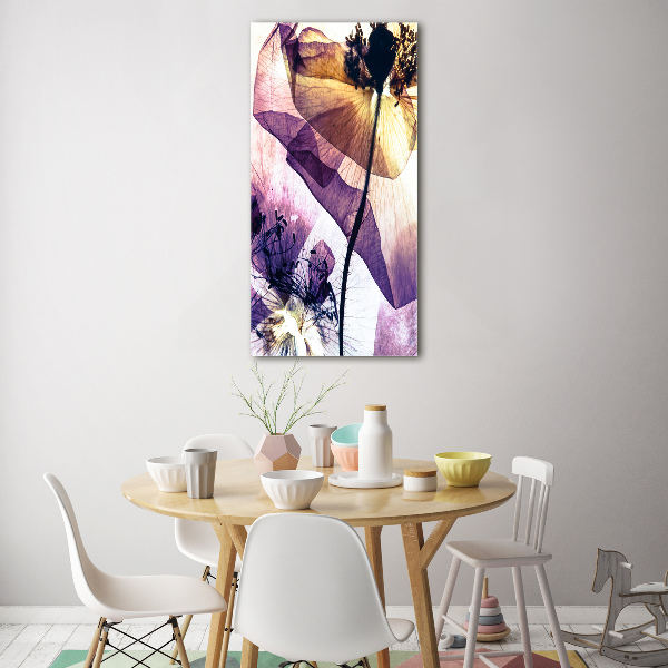 Staand foto in plexiglas Klaprozen