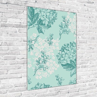 Staand foto op plexiglas Hortensia