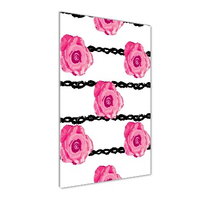 Staand plexiglas foto Rozen