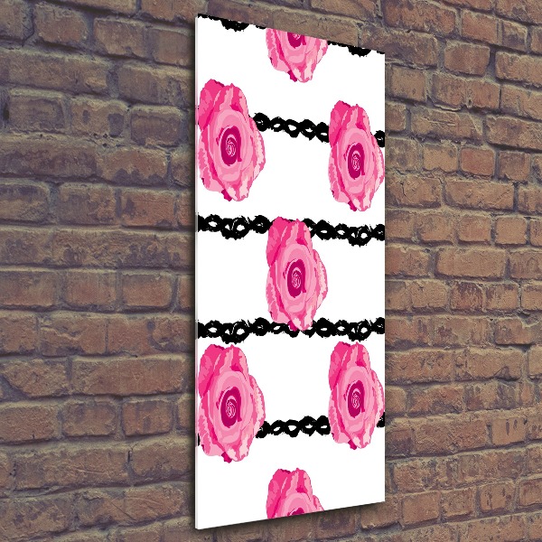 Staand plexiglas foto Rozen