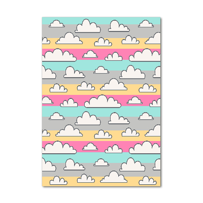 Obraz zdjęcie szkło akryl pionowy Chmury kolorowe tło