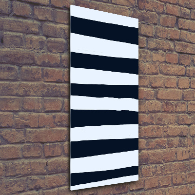 Staand foto in plexiglas Gestreepte achtergrond