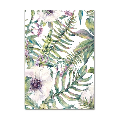 Staand foto in plexiglas Tropische bladeren