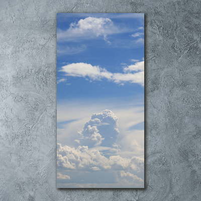 Staand plexiglas foto Wolken aan de hemel