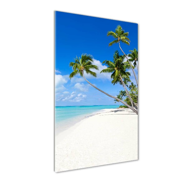 Staand plexiglas foto Tropisch strand