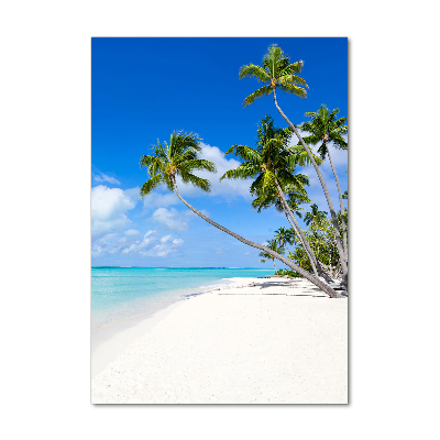 Staand plexiglas foto Tropisch strand