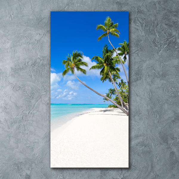 Staand plexiglas foto Tropisch strand