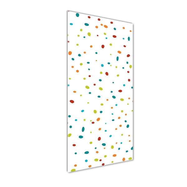 Staand foto in plexiglas Kleurrijke stippen