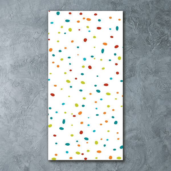 Staand foto in plexiglas Kleurrijke stippen