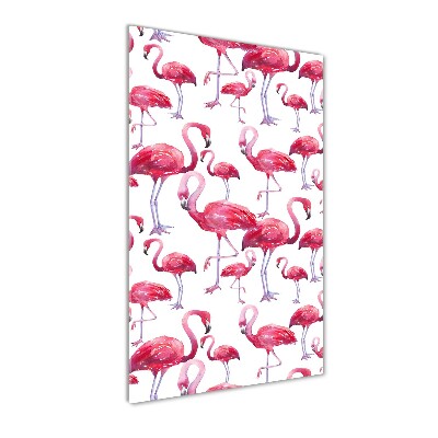Staand plexiglas foto Flamingo's