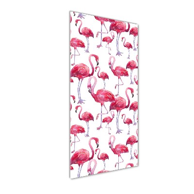 Staand plexiglas foto Flamingo's