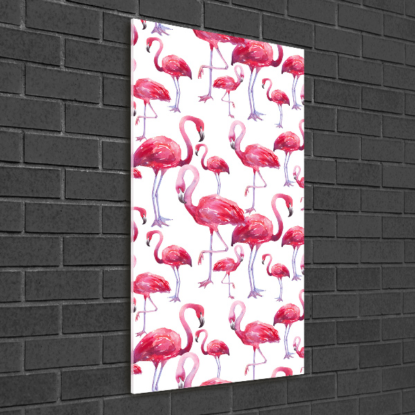 Staand plexiglas foto Flamingo's