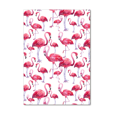 Staand plexiglas foto Flamingo's