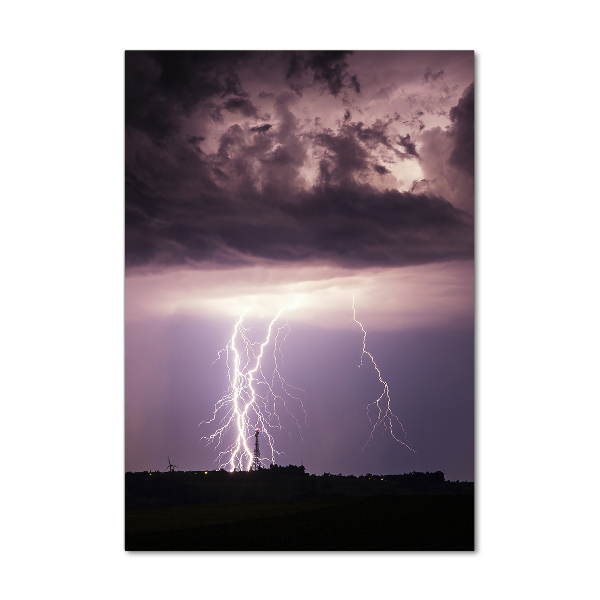 Staand plexiglas foto Onweer