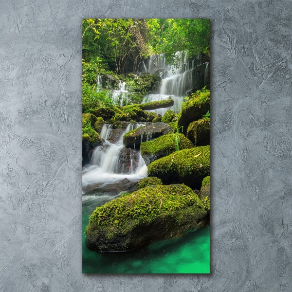 Staand foto plexiglas Waterval in de jungle