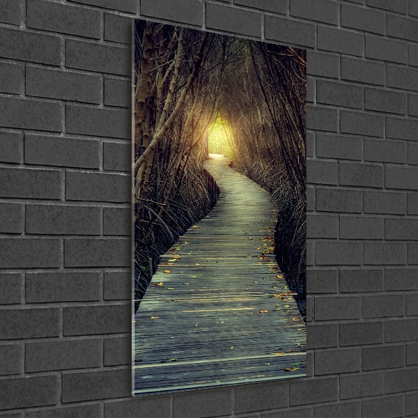 Staand foto op plexiglas Pad in het bos