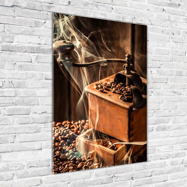 Staand foto in plexiglas Koffiebonen