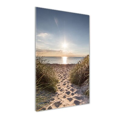 Staand plexiglas foto duinen aan zee