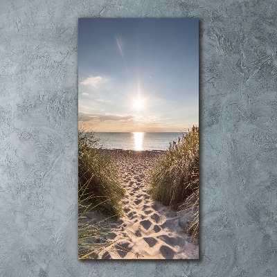 Staand plexiglas foto duinen aan zee