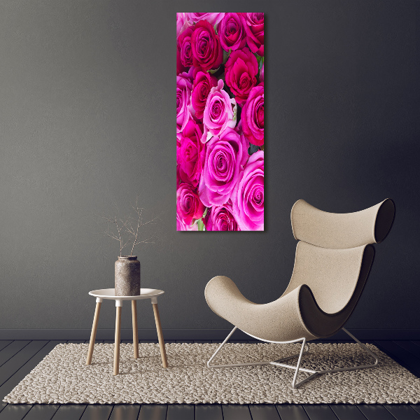 Staand plexiglas foto Roze rozen
