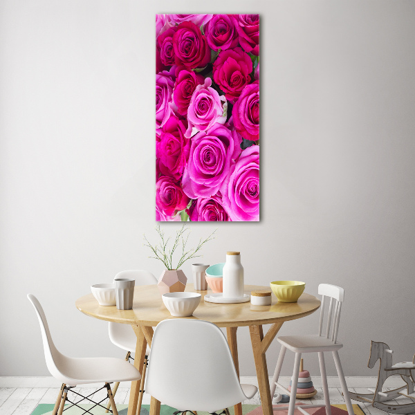 Staand plexiglas foto Roze rozen