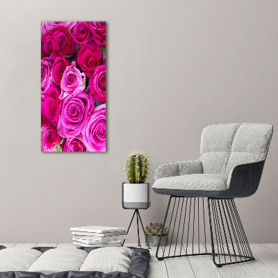 Staand plexiglas foto Roze rozen