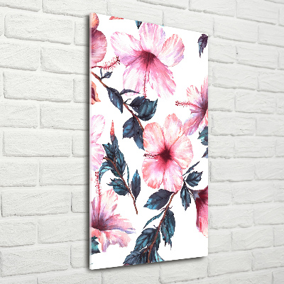 Staand plexiglas foto Hibiscus