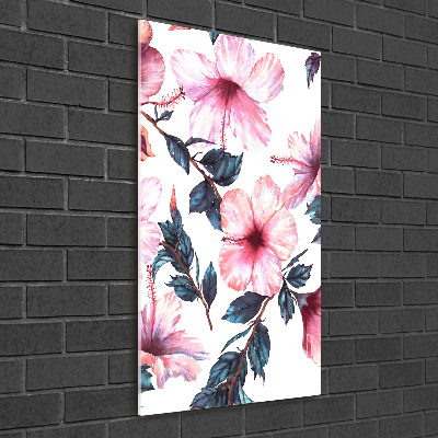 Staand plexiglas foto Hibiscus