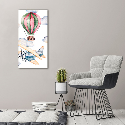 Staand foto op plexiglas Ballonnen en vliegtuigen