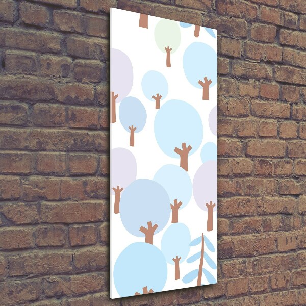 Staand plexiglas foto Bomen