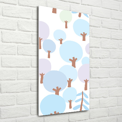 Staand plexiglas foto Bomen