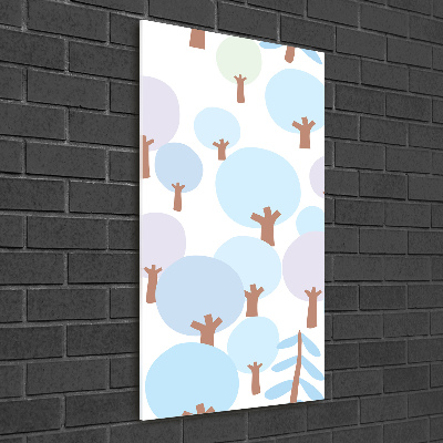 Staand plexiglas foto Bomen