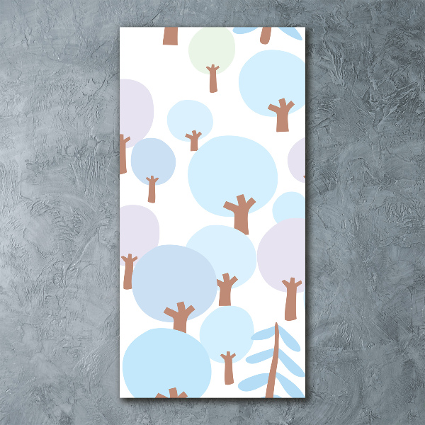 Staand plexiglas foto Bomen