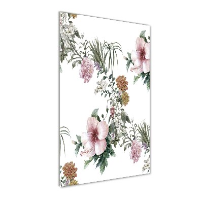 Staand foto in plexiglas Tropische bloemen