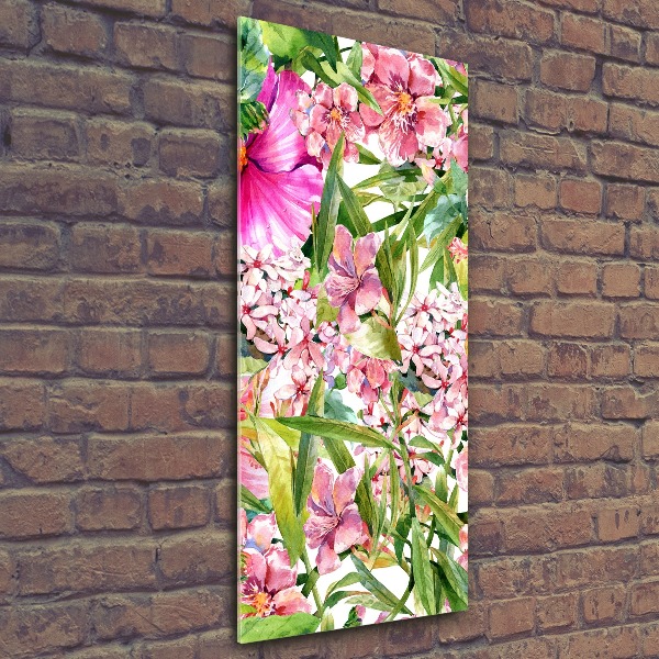 Staand foto op plexiglas Tropische bloemen