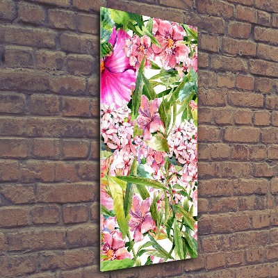 Staand foto op plexiglas Tropische bloemen