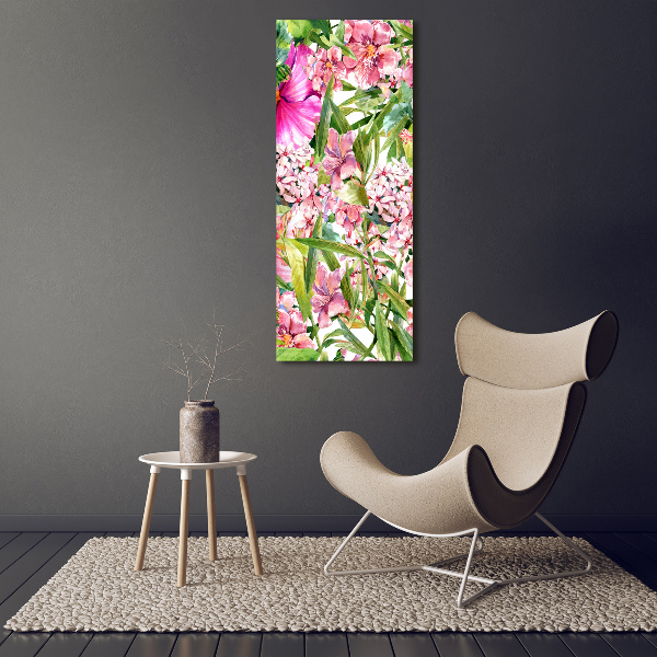 Staand foto op plexiglas Tropische bloemen