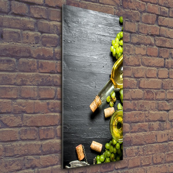 Staand plexiglas foto Druiven en wijn